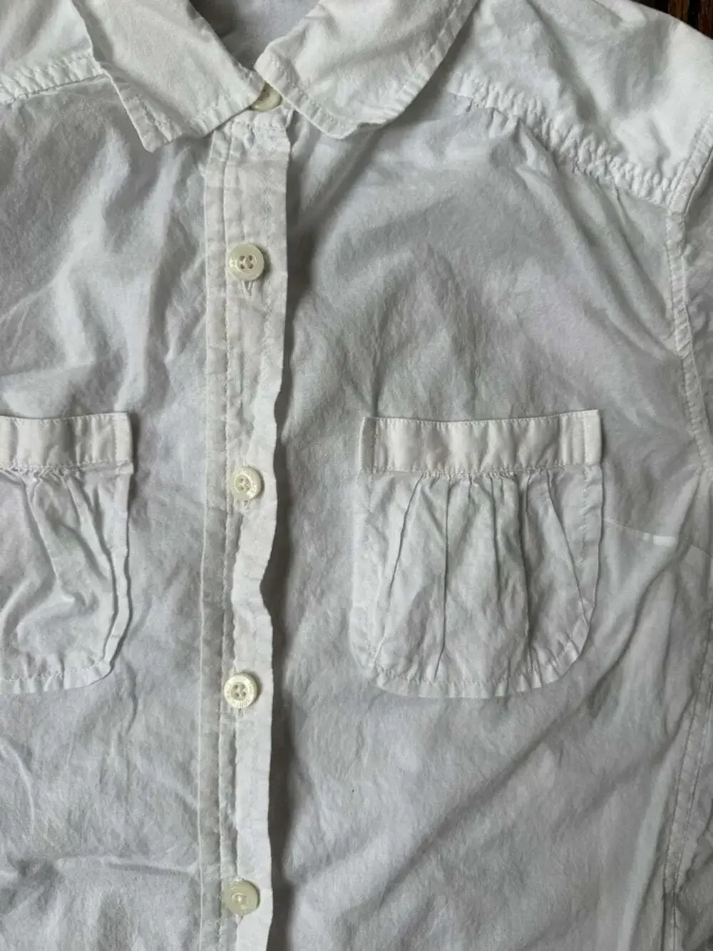 The North Face Men's Medium White Long Sleeve Button-Up Shirt